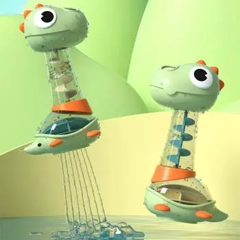 Игрушка для ванны «Динозавр» для младенцев, игрушка для ванны с разбрызгивателем, спиральный поток воды, равномерный выход, дизайн детского душа, пасхальная корзина, наполнители, подарок Dinosaur