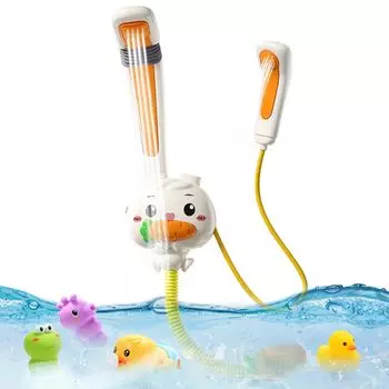 Игрушка для ванны HOLYFUN Water Play Rabbit Animal Strong Присоска Циркулирующий фонтан с сильной водой Развивающая игрушка на день рождения Подарок для детского сада