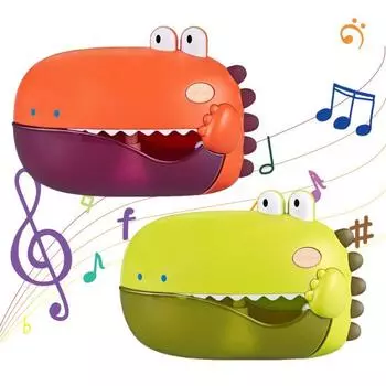 Игрушка для ванны «Крокодил» для детей 45755 для мыльных пузырей в ванной зелёный