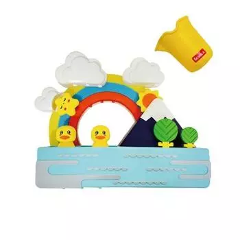 Игрушка для ванны Let s Toy LED Rainbow Yellow DUCK, корейские игрушки для ванны