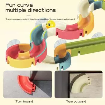 Игрушка для ванны «Уточка» для малышей 3-8 лет, интерактивная вращающаяся игрушка для развития навыков, самодельные настенные игрушки для ванной, развивающие игрушки для ванны 34pcs