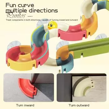 Игрушка для ванны «Уточка» для малышей 3-8 лет, интерактивная вращающаяся игрушка для развития навыков, самодельные настенные игрушки для ванной, развивающие игрушки для ванны 34pcs