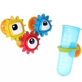 Игрушка для ванны Yukidu с вращающимся колесом и большими глазами 40163, корейские водные развлечения