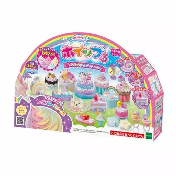 Игрушка для вечеринки со взбитыми сливками Whipple Cream Ages, игрушка для кондитера, игрушка Whipple EPOCH [набор Rainbow] W-133 8+