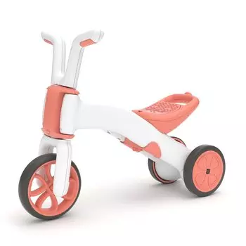 Игрушка для верховой езды Chillafish Bunji Flamingo, которая сочетает в себе трехколесный велосипед и учебный велосипед CPBN03FLA Оригинальный продукт 2 в 1