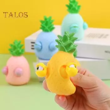 Игрушка для выдавливания глаз, снимающая тревогу, животное, фрукт, овощ, сенсорная игрушка для детей, взрослых, капибара, сова, огурец, ананас, помидор, игрушка для снятия стресса H