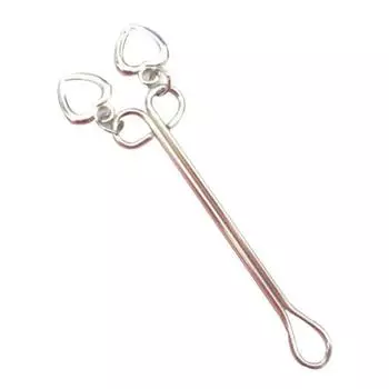 Игрушка для взрослых, зажимы для сосков в форме сердца, клитор, грудь, половые губы, зажим для точки G, секс-игрушка для флирта