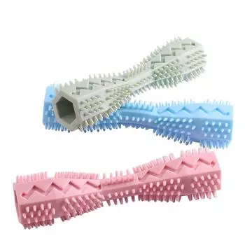 Игрушка для жевания для домашних собак, уменьшающая накопление, мягкая, прочная, 40 г, синяя, аксессуары для игрушек для собак, интерактивные игрушки для зубных щеток для собак, игровой поезд синий