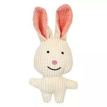 Игрушка для жевания домашних животных Мягкая плюшевая игрушка для жевания Игрушка-пищалка, устойчивая к укусам Интерактивная игрушка для снижения тревожности