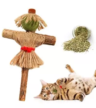 Игрушка для жевания кошек HOLYCAT Matatabi, палочка для чистки зубов Actinidia, палочка для скрежетания зубами Matatabi, натуральная деревянная пеньковая веревка, натуральная безопасная жевательная палочка, прочная игрушка