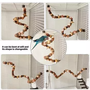 Игрушка для жевания маленьких животных для птиц, попугаев, жевательная игрушка, плетеная из кукурузного початка, для жевания, принадлежности для скрежетания зубами