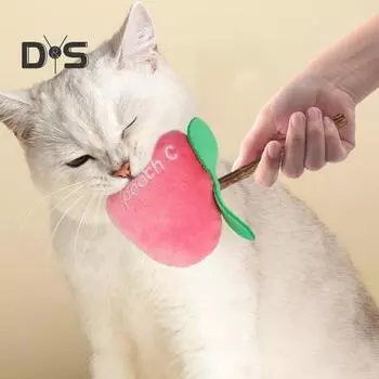 Игрушка для жевания палочки для кошек, плюшевая игрушка для ухода за зубами, игрушка для прорезывания зубов, интерактивная игрушка для чистки зубов, прорезыватель для кошек, нетоксичная жевательная игрушка для домашних кошек B