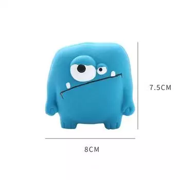 Игрушка для жевания собак, игрушка-мяч для домашних животных, уход за зубами, мультяшный монстр с большим глазом, резиновый латекс, интерактивная дрессировка для щенков, товары для собак