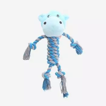 Игрушка Dog Friends Rope Floss, Бегемот, 1шт