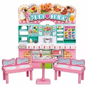 Игрушка-домик для кукол TAKARA TOMY Waiwai Food от 3 лет Соответствует стандартам безопасности игрушек Сертификация ST Mark Licca TAKARA TOMY Licca-chan Court
