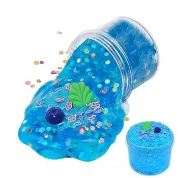 Игрушка-домик объемом 70 мл — нелипкая, произвольной формы, мягкое и удобное развлечение для декомпрессии для детей фиолетовый