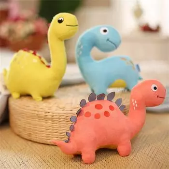 Игрушка Дракон Кукла Животные Куклы Тираннозавр Подушка Динозавр Мягкие игрушки Плюшевая игрушка Динозавр темно-синий