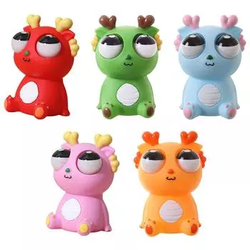 Игрушка-дракончик в виде животного, разрывающее глазное яблоко, забавная игрушка-дракончик в виде глаза, простая игрушка-фиджет для упражнений рук