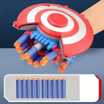 Игрушка-дротик для запястья, переносная, для использования в помещении и на открытом воздухе, для сада, мягкая, EVA, для детей, игра-дротик для запуска, подарок для малышей, мальчиков и девочек красный