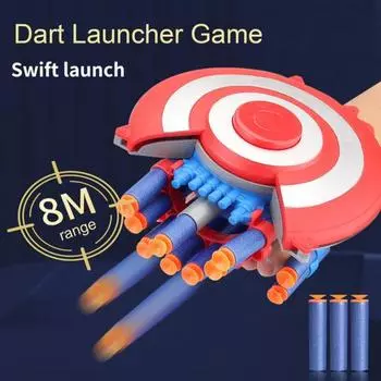 Игрушка-дротик для запястья, переносная, для использования в помещении и на открытом воздухе, для сада, мягкая, EVA, для детей, игра-дротик для запуска, подарок для малышей, мальчиков и девочек