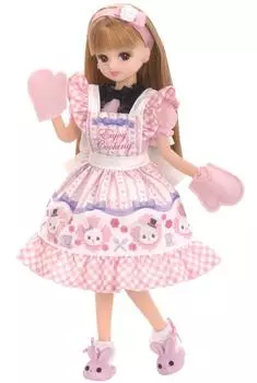 Игрушка-фартук для куклы TAKARA TOMY в виде домика для игрушек. Возраст от 3 лет. Соответствует стандартам безопасности игрушек. Сертификация ST Mark. Licca TAKARA TOMY Licca-chan LW-06 Set