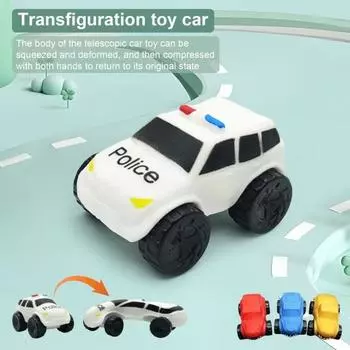 Игрушка-фиджет Car Squeeze Fidget Toy с медленным отскоком TPR, снятие стресса, тревожности, мини-игрушка для автомобиля, обучающая игрушка-динозавр, сенсорная игрушка для грузовика C