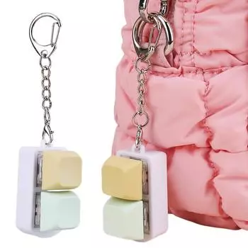 Игрушка-фиджет для клавиатуры, игрушки для снятия стресса с клавиатуры, 2 клавиши, кнопка снятия стресса, игрушки-кликеры для взрослых, снятие тревожности