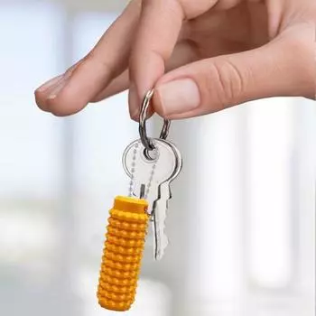 Игрушка-фиджет Spiky Roller с цепочкой из бусин для снятия беспокойства, снятия стресса, концентрации внимания, успокоения, твердого массажного брелок-подвески для путешествий чёрный