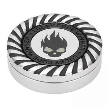 Игрушка-гироскоп для пальцев, снятие стресса, храповое колесо, декомпрессия, металлический поворотный пресс для пальцев серебряный