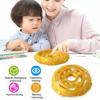 Игрушка-гироскоп дракона, снятие стресса, гироскоп на кончике пальца, 3D-печатная портативная вращающаяся игрушка для офисного работника, студента жёлтый