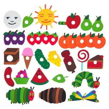 Игрушка «Голодная гусеница» Открытые уроки Детские подарки Игрушки из фетра Веселая игра из фетра Милый