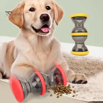 Игрушка-головоломка для собак, раздача лакомств, интерактивная игрушка для собак от скуки, головоломка для собак, кормушка для собак, медленно едящая игрушку для собак, игрушка для снятия беспокойства красный