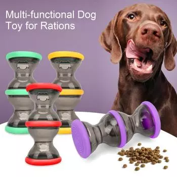 Игрушка-головоломка для собак, раздача лакомств, интерактивная игрушка для собак от скуки, головоломка для собак, кормушка для собак, медленно едящая игрушку для собак, игрушка для снятия беспокойства красный