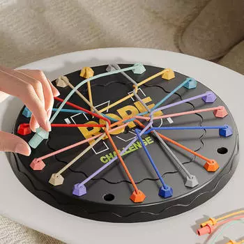 Игрушка-головоломка «Распутывание веревок» для всей семьи, настольная игра-головоломка для мозга