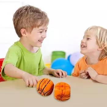 Игрушка-головоломка в виде баскетбольного куба для детей и взрослых, мини-куб в форме баскетбольного мяча, сенсорная игрушка-головоломка для снятия стресса, головоломка для мозга