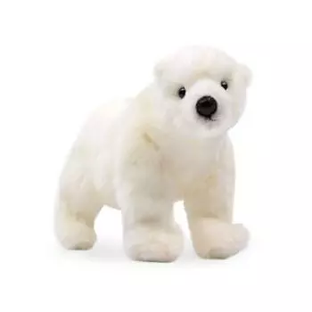 Игрушка Hansa Мягкая игрушка 4768 Белый Медведь Нет. 4 медведя Polar Standing, 14см, белые, Популярные игрушки для корейских детей
