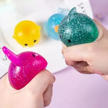 Игрушка-хлюпает в виде животных, милая кукла, снимает скуку, мягкая TPR, мини-детская игрушка, подарок для ребенка Hedgedog