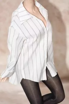 Игрушки Хобби Аксессуары для экшн-фигурок Подходит для тела TBLeague GS Чистый стиль Студентка колледжа OL Офисная леди Секретарь Высококачественная рубашка с длинным рукавом