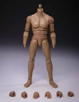 Игрушка Hobby Фигурка CH studio Мужской Подвижный Действие Сочлененный Корпус [TOYBARJAPAN] 1/12 CH001/CH002 Мужской (CH002)