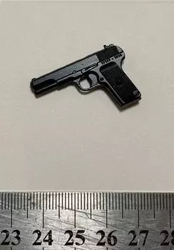Игрушка Hobby Scale Action Figure Black Metal Gun Модель пистолета [TOYBARJAPAN] 1/6 Аксессуар/Военное дело чёрный