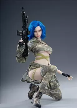 Игрушка Hobby Scale Figure для TBLeague Body Fire Girl Toys Armed Girl Series Camouflage Armed Girl Beautiful Women Clothing Set и gloves нет