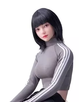 Игрушка Hobby Scale Фигурка совместима с телом TBLeague i8TOYS Junior Beautiful Girl Action Eye азиатская красивая женская голова и одежда не