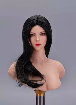 Игрушка Hobby Scale Фигурка совместима с телом TBLeague YMTOYS YMT085C Женщина-студентка колледжа Офисная леди OL Сорока Азиатская красивая женская голова