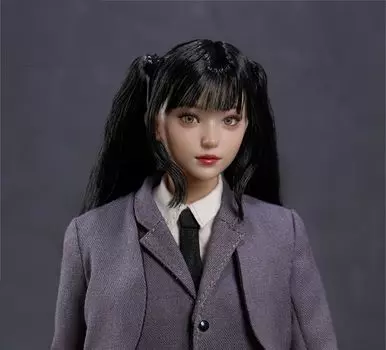 Игрушка Hobby Scale Фигурка совместима с телом TBLeague Z6TOYS ZC008 Junior Beautiful Girl Action Eye азиатская красивая женская голова и одежда не