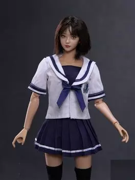 Игрушка Hobby Scale Фигурка совместима с телом TBLeague Z6TOYS ZC008 Junior Beautiful Girl Action Eye азиатская красивая женская голова и одежда не