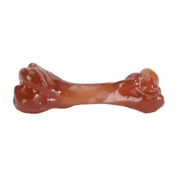 Игрушка из кости собаки, устойчивая к укусам, шлифовка зубов, вкус бекона, жевательная игрушка для собак для маленького меня