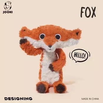 Милая плюшевая игрушка «Лисичка» — мягкая игрушка для детей, подушка для сна и лучший подарок на день рождения для девочек 40CM