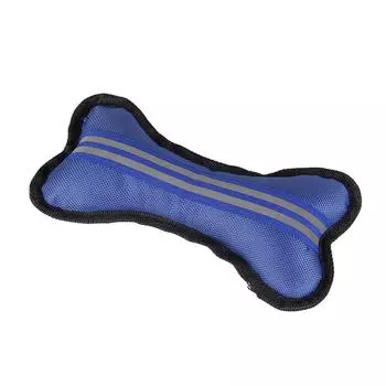 Игрушка из собачьей кости, мягкая ткань Оксфорд, устойчивая к укусам, скрежетание зубов, светоотражающая мягкая собачка, скрипучая C