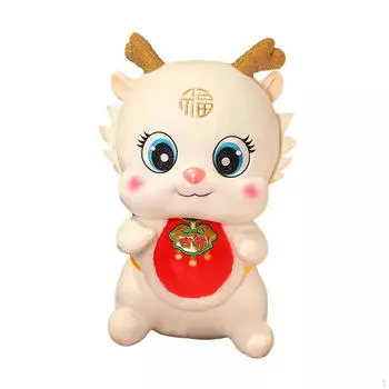 Игрушка Китайский дракон Кукла Постельные принадлежности Аксессуары Украшения для дома Орнамент Животные Мягкие Фигурки для 32cm