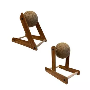 Игрушка-когтеточка для кошек, сизаль, мяч-когтеточка, защита дивана, пол, упражнения, царапание L Shape